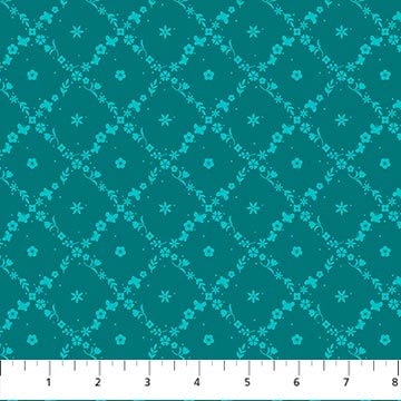 Easter Brunch - Teal Garden Grid