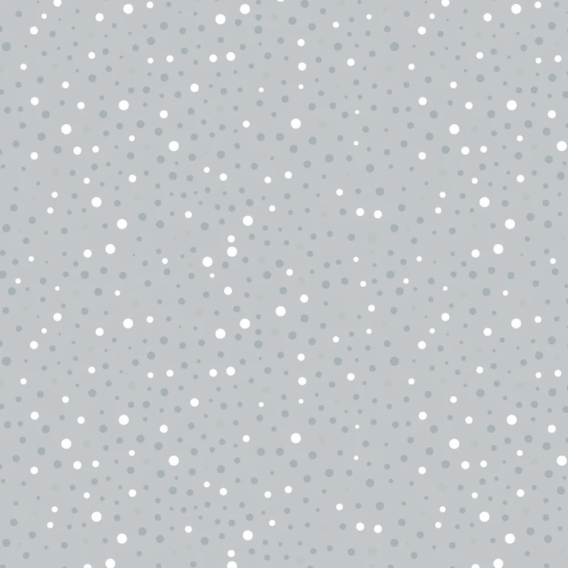 Mixology Dottie 108" Wide - Grey Dots
