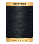 Gütermann Cotton 50 Solid 800m Iron Gray