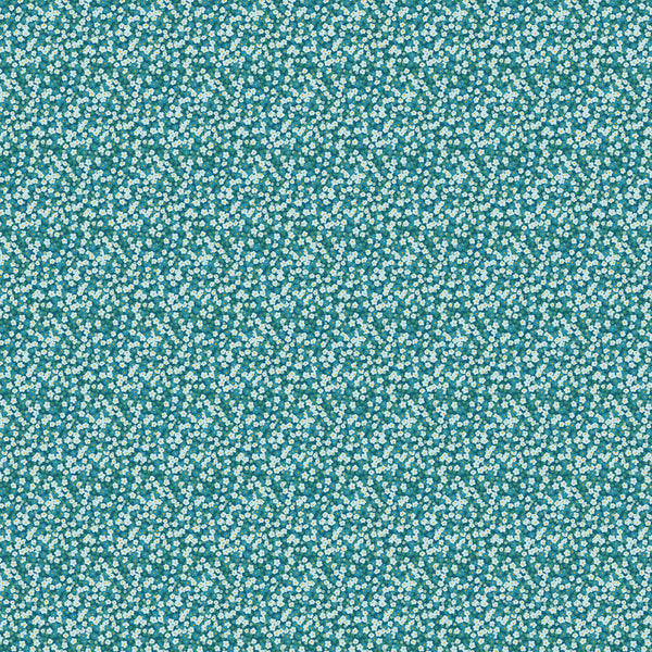 Florescence Teal Blossoms