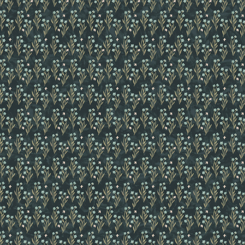 Paws & Play Teal Floral Field