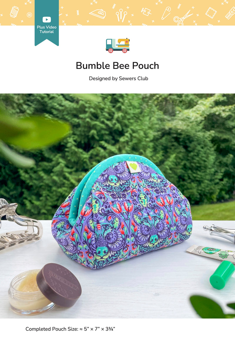 Bumble Bee Pouch Pattern