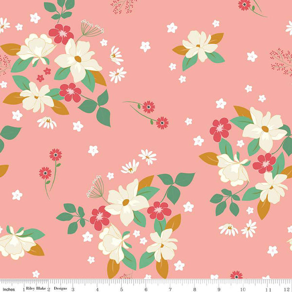 Sweet Acres - Apricot Blush Main Floral