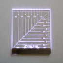Carolina Moore Glow Ruler 6in Square Left Handed