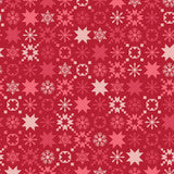 Quilty Little Christmas - Red Snowflakes