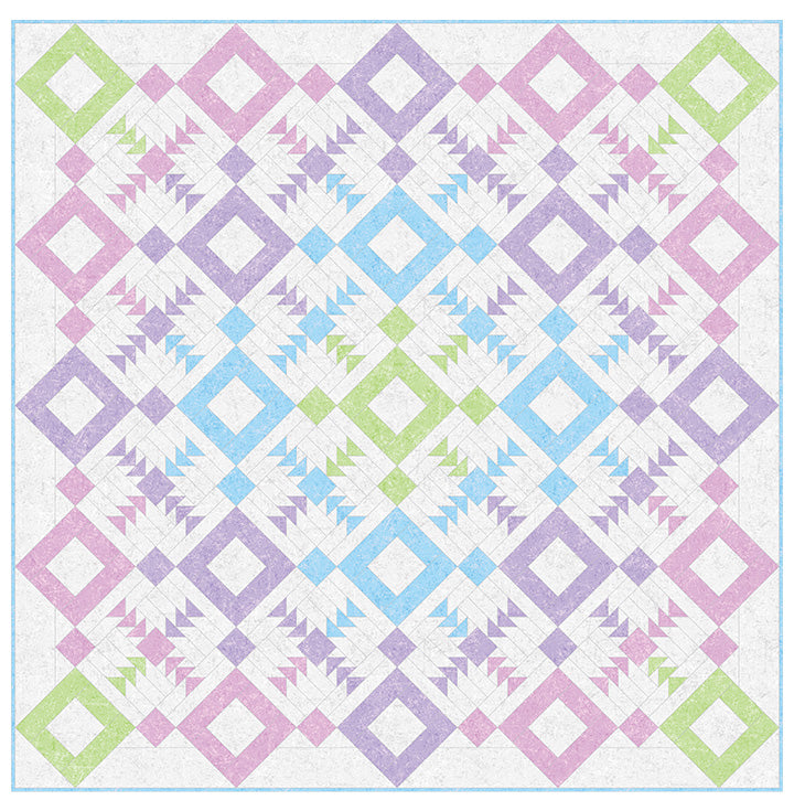 Wild Goose Chase Throw Quilt Pattern