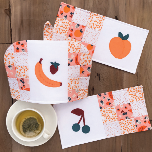 Frui-teapot Cozy and Mug Rug Kit