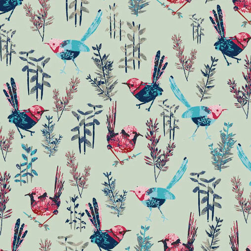 Splendour - Cream Multi Birds
