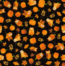 Haunted Hollow - Black Owls and Pumpkins
