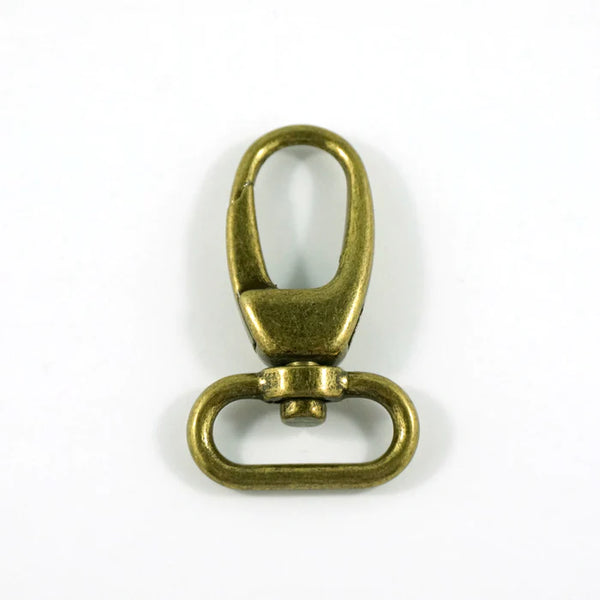 Emmaline Swivel Snap Hooks 1in Antique Brass - 2 Pack