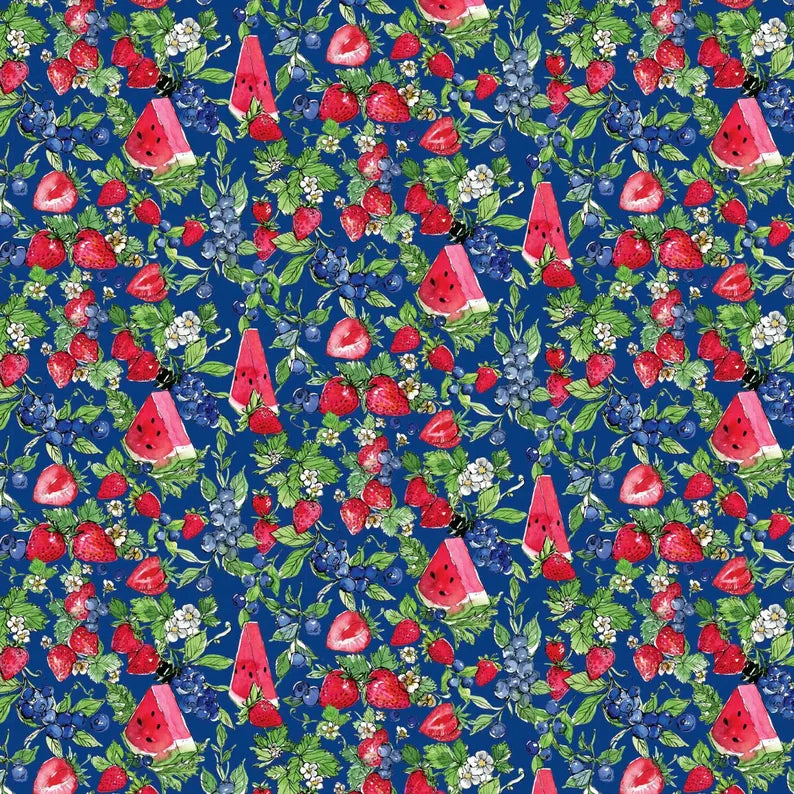 Sweet Summer - Navy Berry Blossoms