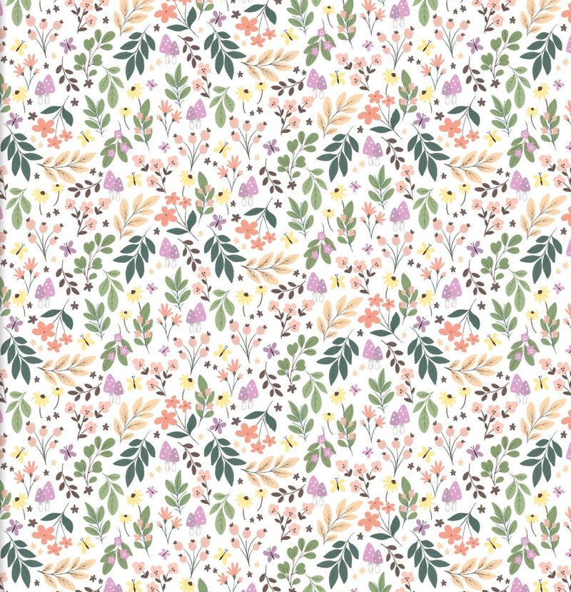 Woodland Wander - Pink Tumbling Foliage