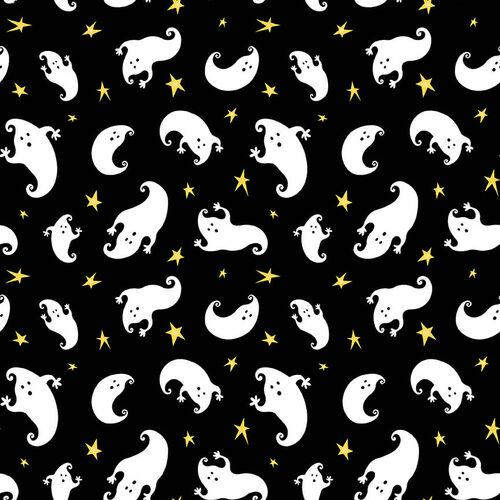 Boo! - Tossed Ghosts Black