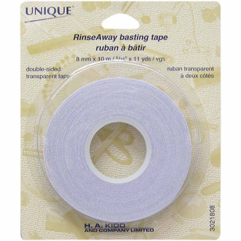 UNIQUE - Rinse-Away Basting Tape 8mm x 10m (1⁄4″ x 11yd)