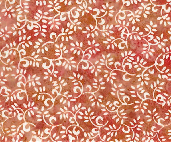 Watercolor Floral - Red Leaves