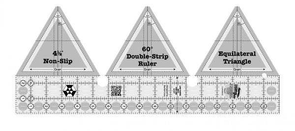 Creative Grids 60 Degree Double-Strip Quilt Ruler