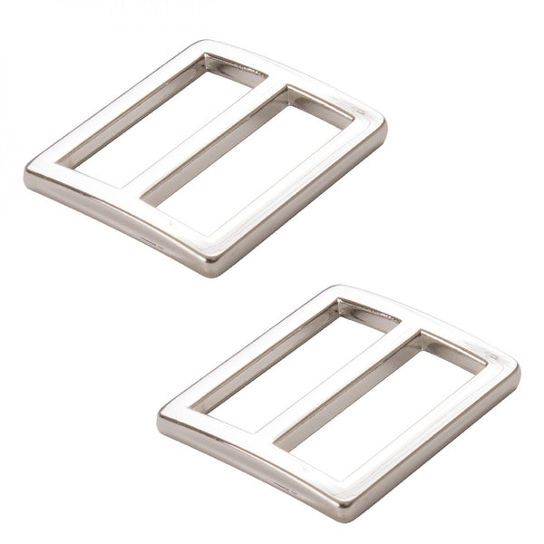 Slider Flat Widemouth 1in Nickel Set of Two