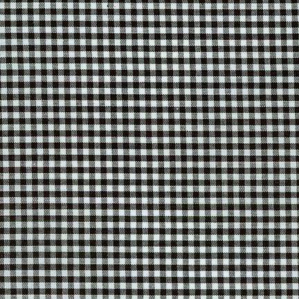 Carolina Gingham 1/8" - Black