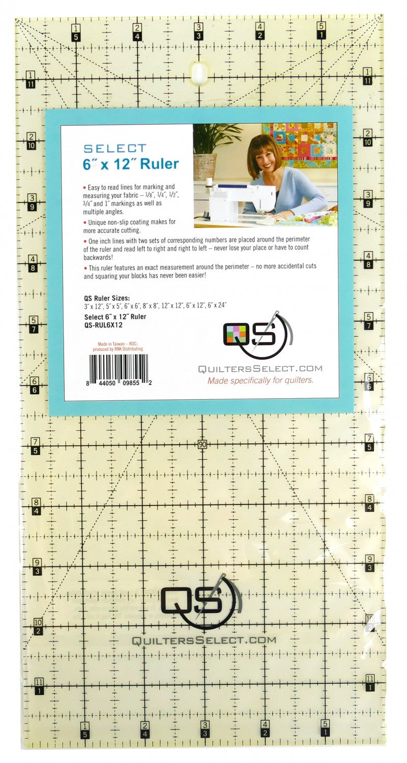 Non-Slip Ruler 6in x 12in