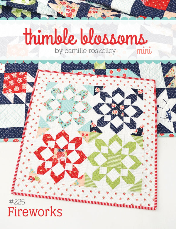 Thimble Blossoms Mini Pattern - Fireworks