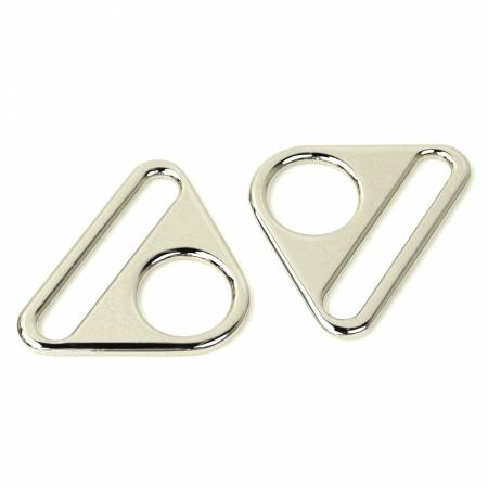 Two Triangle Rings 1 1/2" Nickel